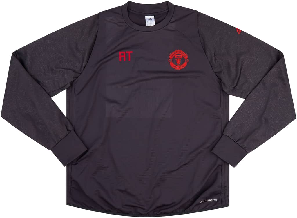 2016-17 Manchester United Staff Issue Training Top (RT) - 9/10 - (XL)