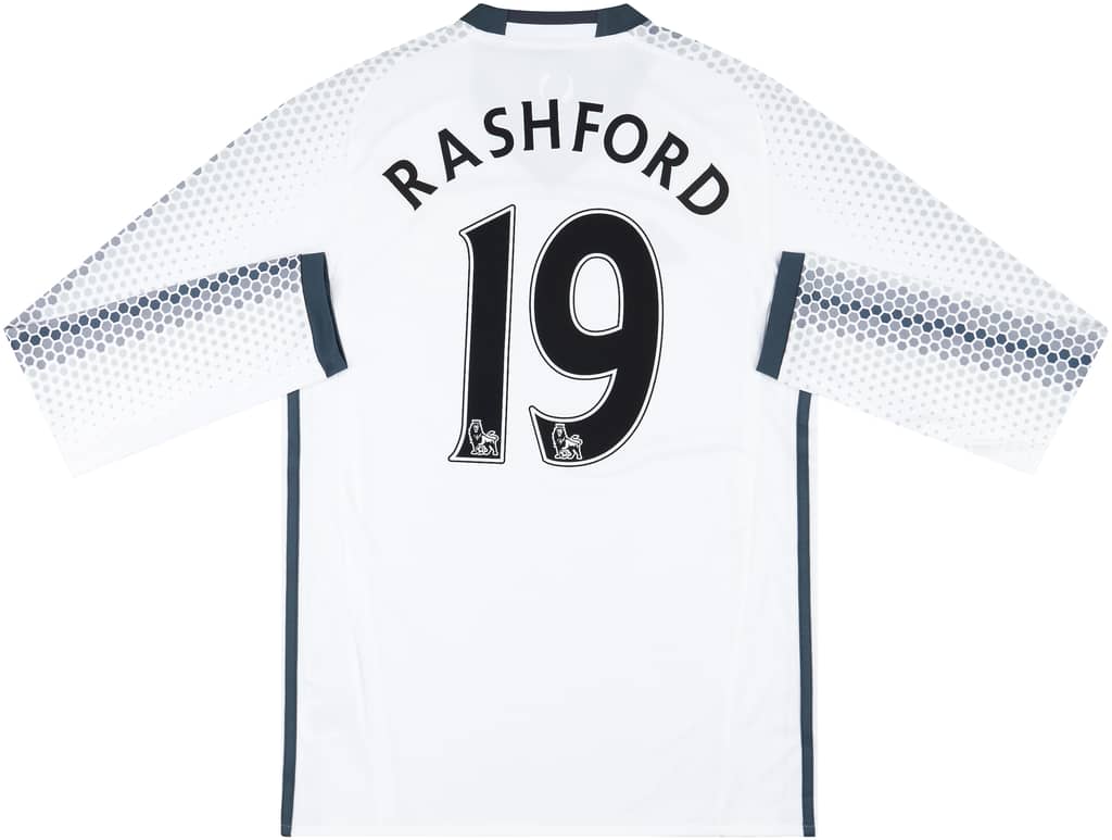 2016-17 Manchester United Third L/S Shirt Rashford #19 (S)