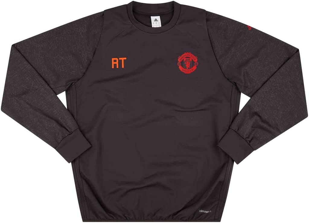 2016-17 Manchester United Staff Issue Training Top 'RT' - 8/10 - (XL)