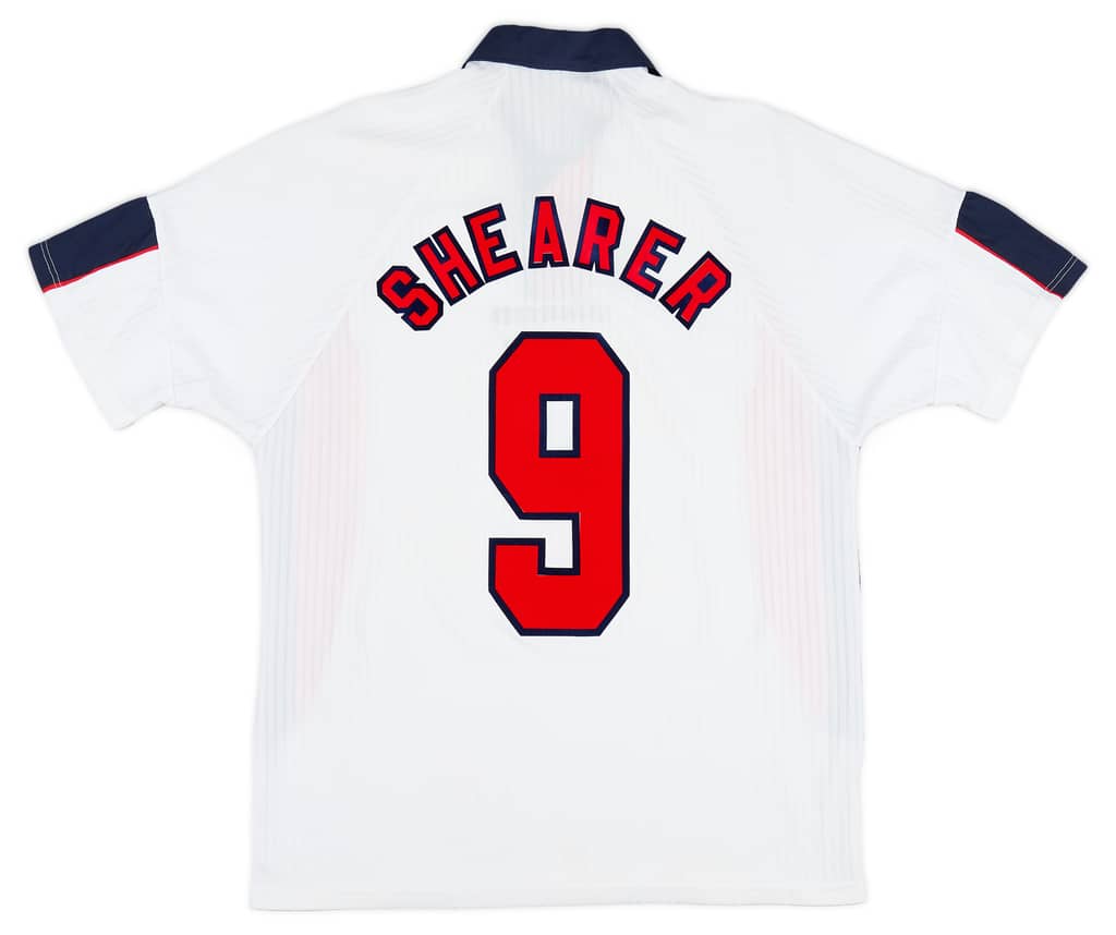 1997-99 England Home Shirt Shearer #9 - 6/10 - (L)