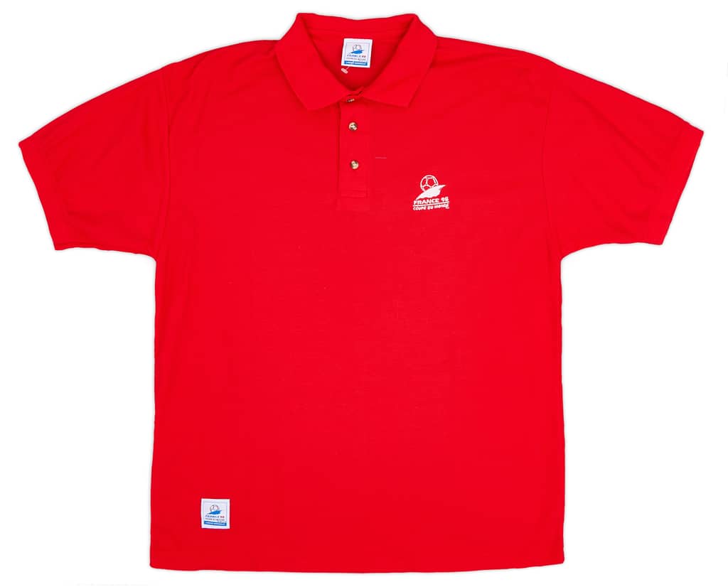 1998 France World Cup Polo Shirt - 9/10 - (L)