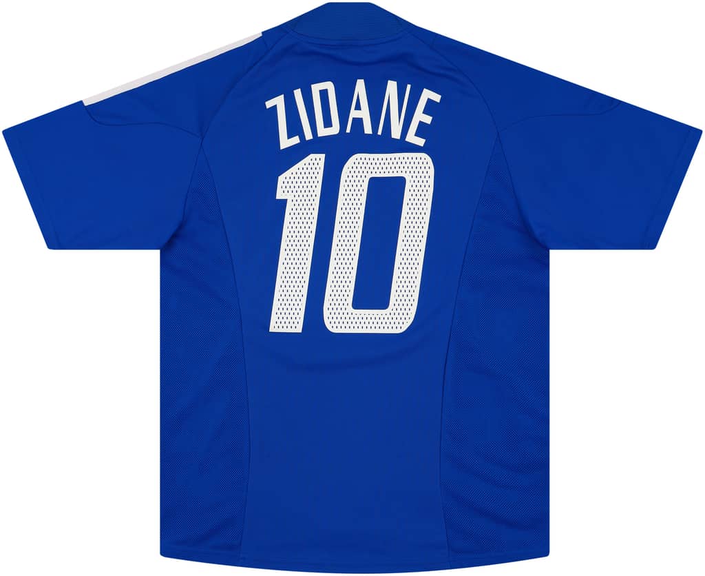 2002-04 France Home Shirt Zidane #10ES