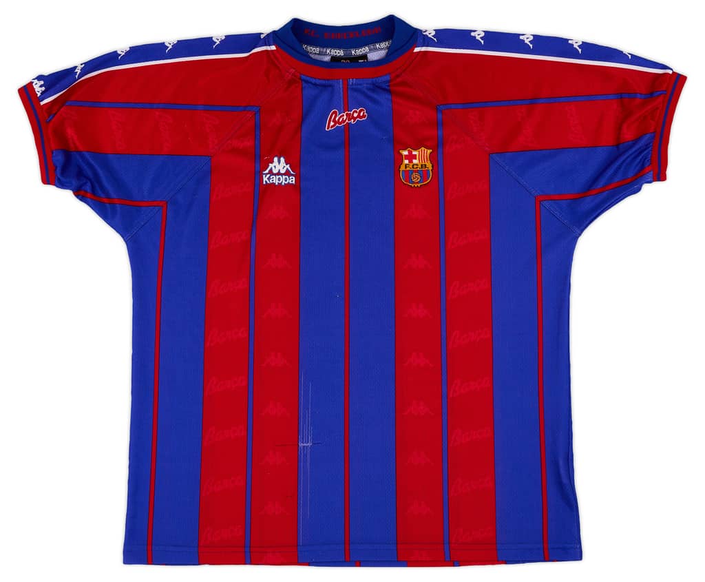 1997-98 Barcelona Home Shirt - 6/10 - (XL)