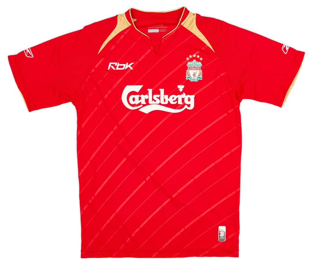 2005-06 Liverpool CL Home Shirt - 6/10 - (S)