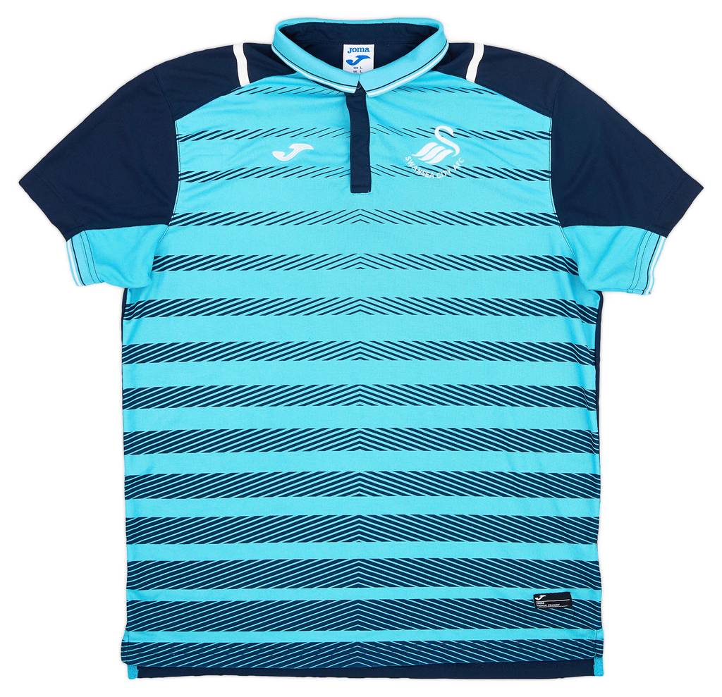 2016-17 Swansea Joma Polo Shirt - 8/10 - (L)