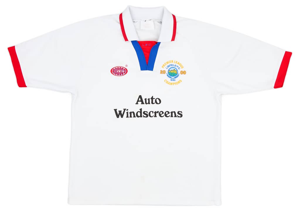 2000-01 Linfield 'Premier League Champions 2000' Away Shirt - 5/10 - (M)