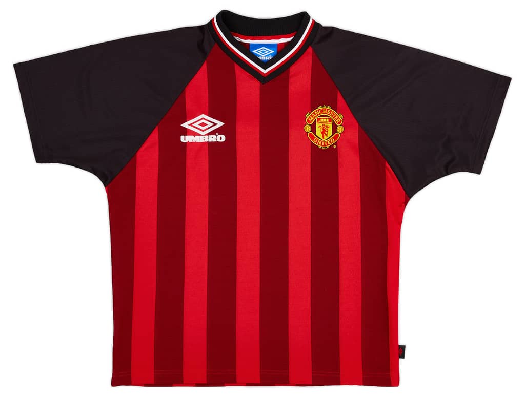 1998-99 Manchester United Umbro Training Shirt - 9/10 - (Y)