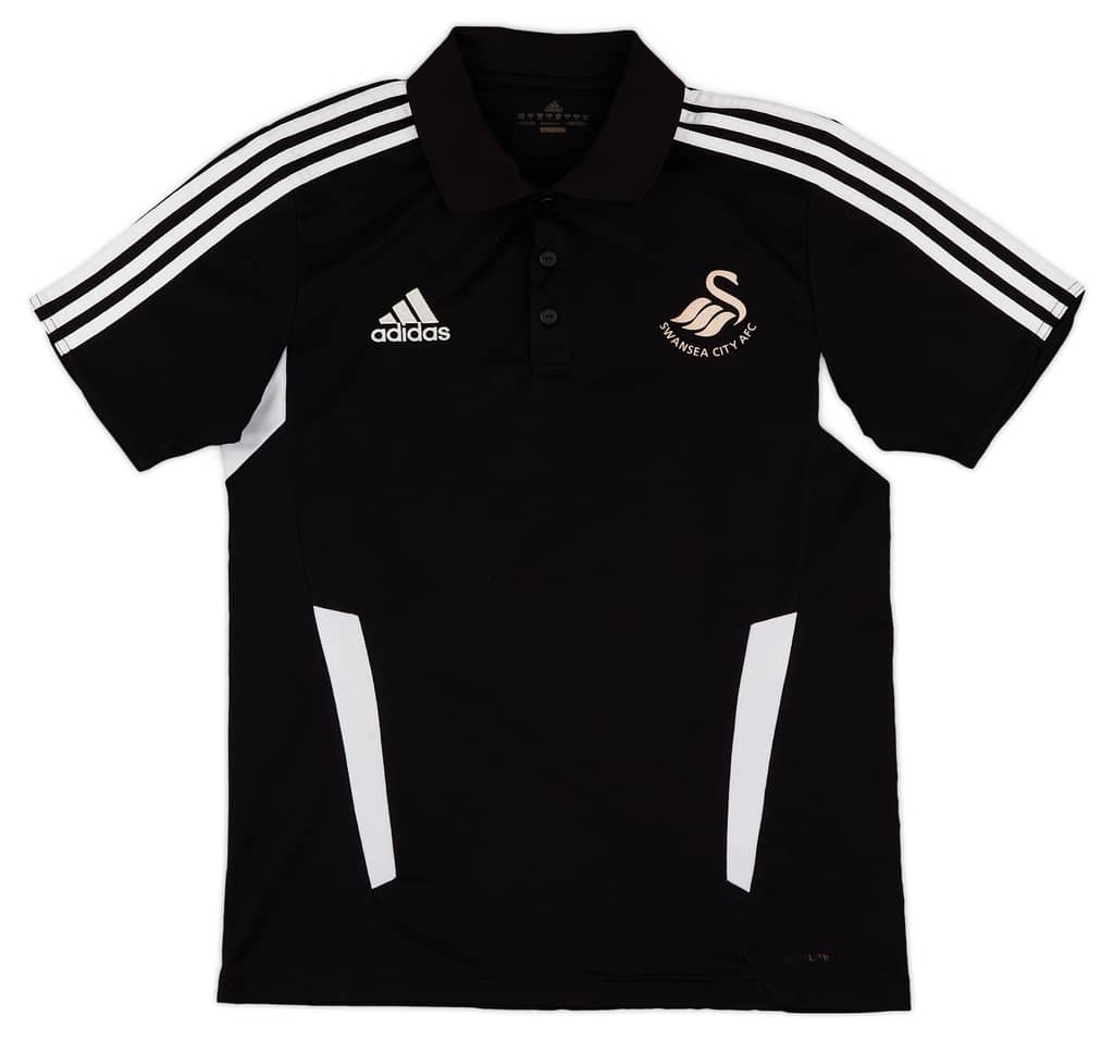 2011-12 Swansea adidas Polo Shirt - 6/10 - (S)