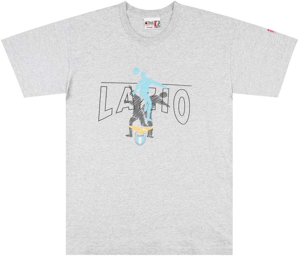 1990s Lazio Graphic Fan Tee - 9/10 - (L)