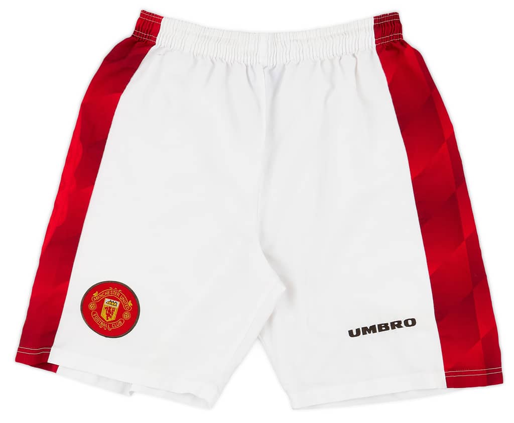1996-98 Manchester United Home Shorts - 5/10 - (S)