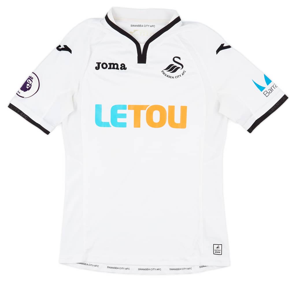 2017-18 Swansea Home Shirt - 8/10 - (M)