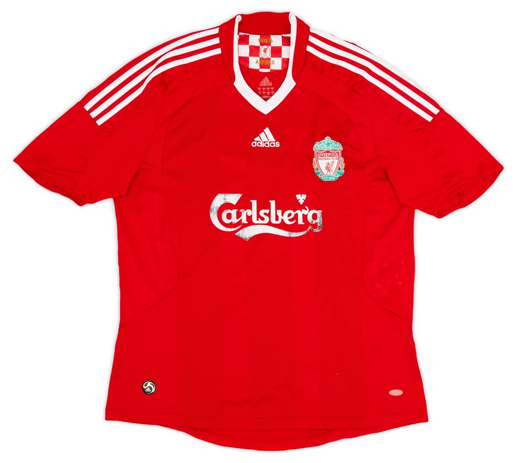 2008-10 Liverpool Home Shirt - Good 5/10 - (L)