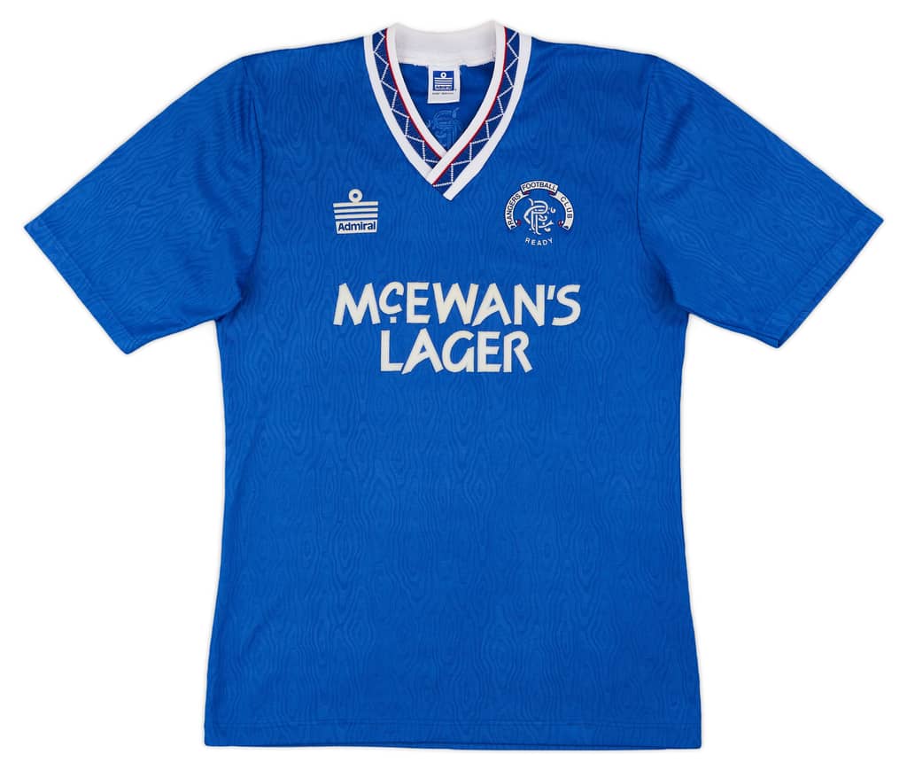 1990-92 Rangers Home Shirt - 8/10 - (S)