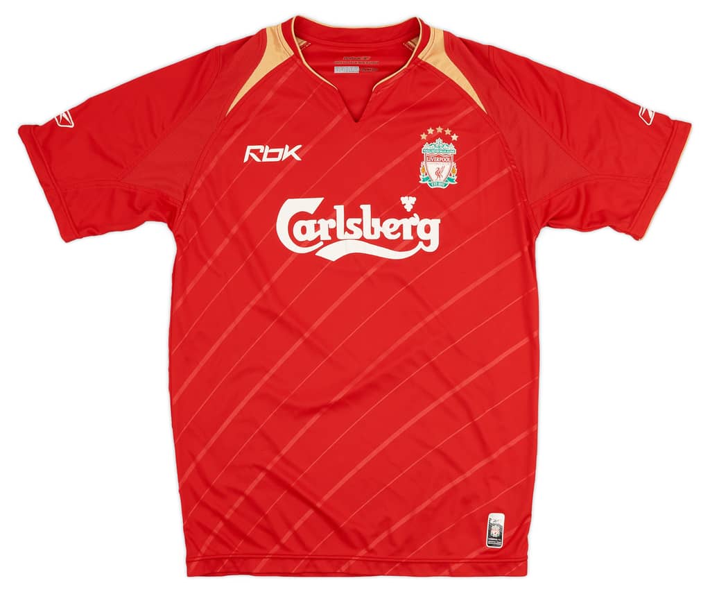 2005-06 Liverpool CL Home Shirt - 6/10 - (S)