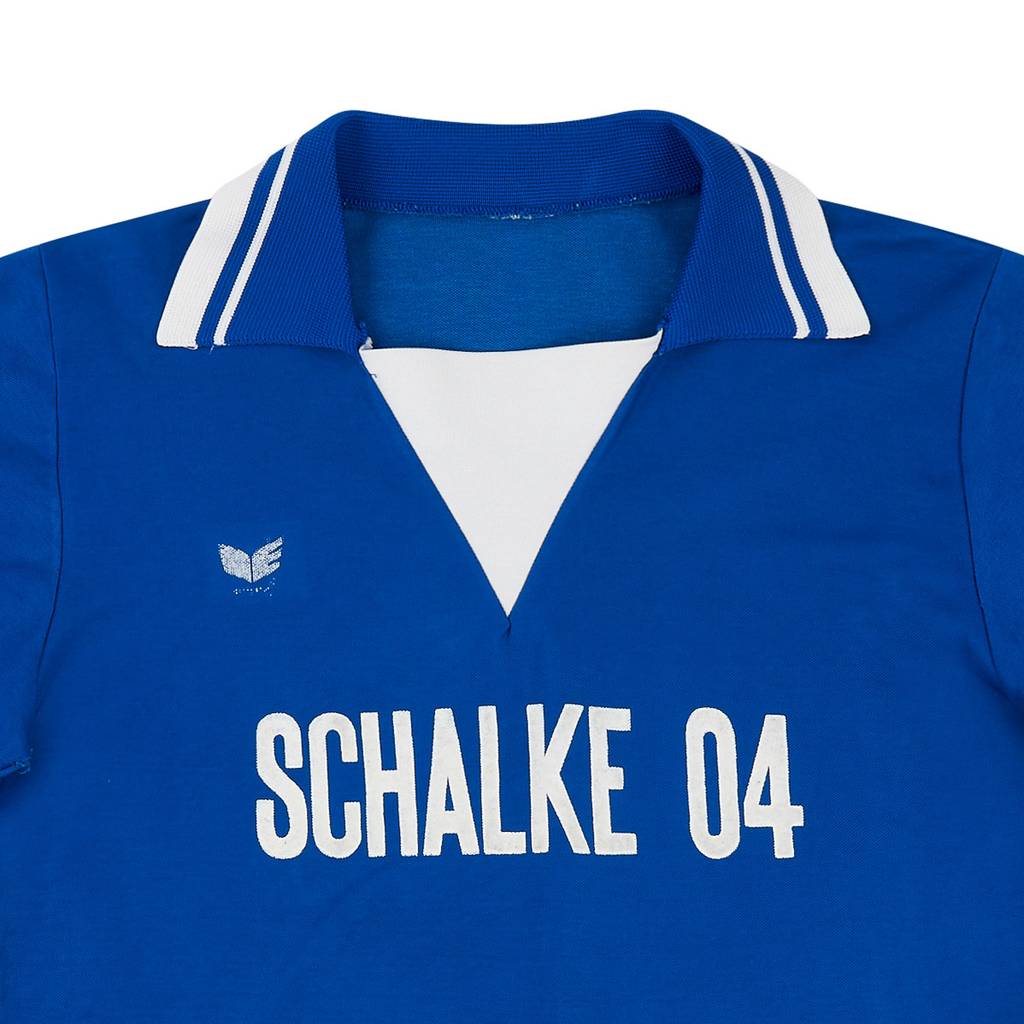 1977-78 Schalke Home L/S Shirt - 6/10 - (S)