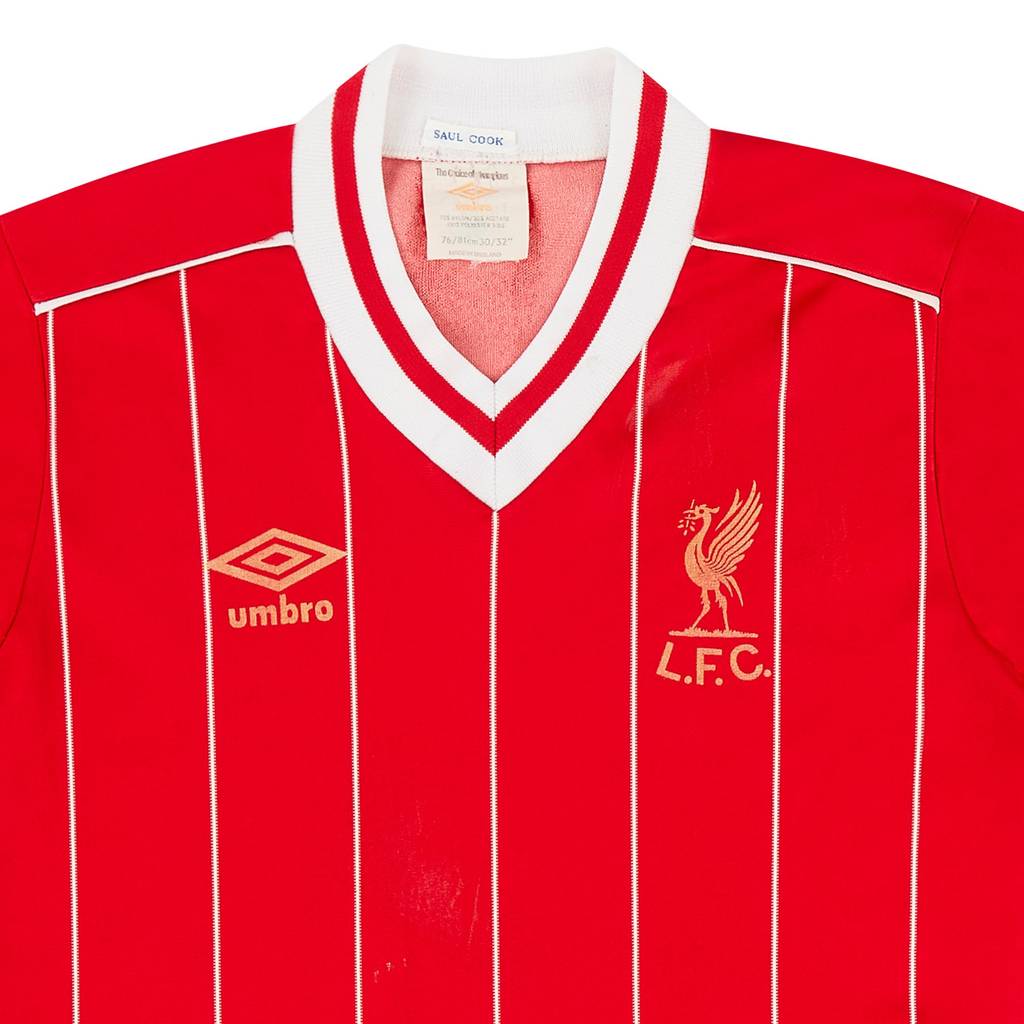 1982-85 Liverpool Home Shirt - 6/10 - (L.Boys)