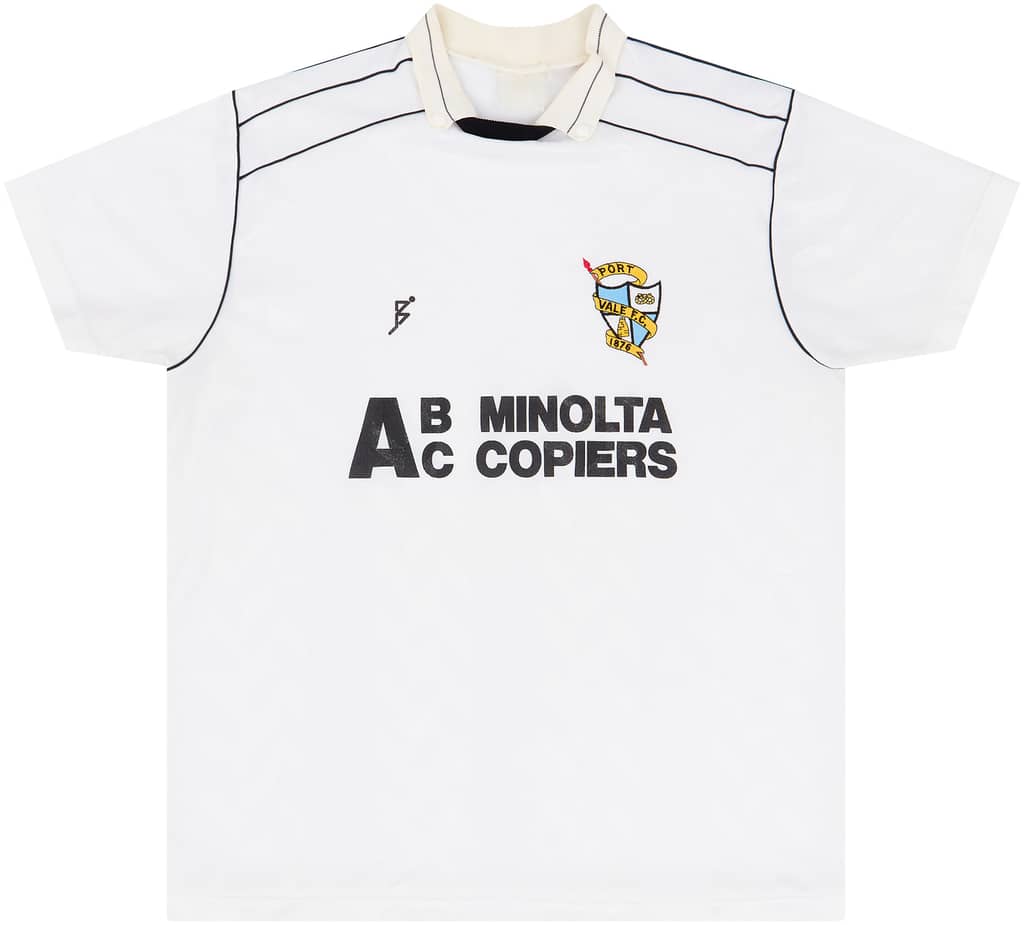 1989-90 Port Vale Home Shirt - 8/10 - (L)