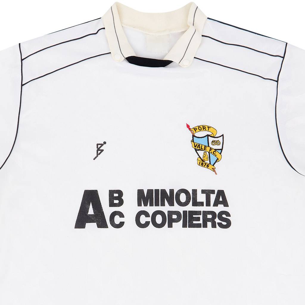 1989-90 Port Vale Home Shirt - 8/10 - (L)