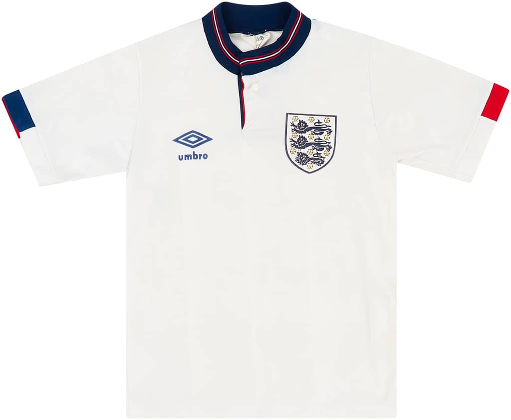 1987-90 England Home Shirt - 8/10 - (S.Boys)