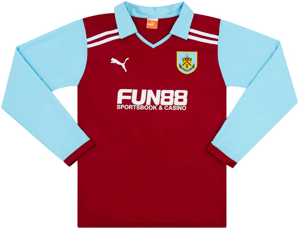 2011-12 Burnley Home L/S Shirt - 6/10 - (M)