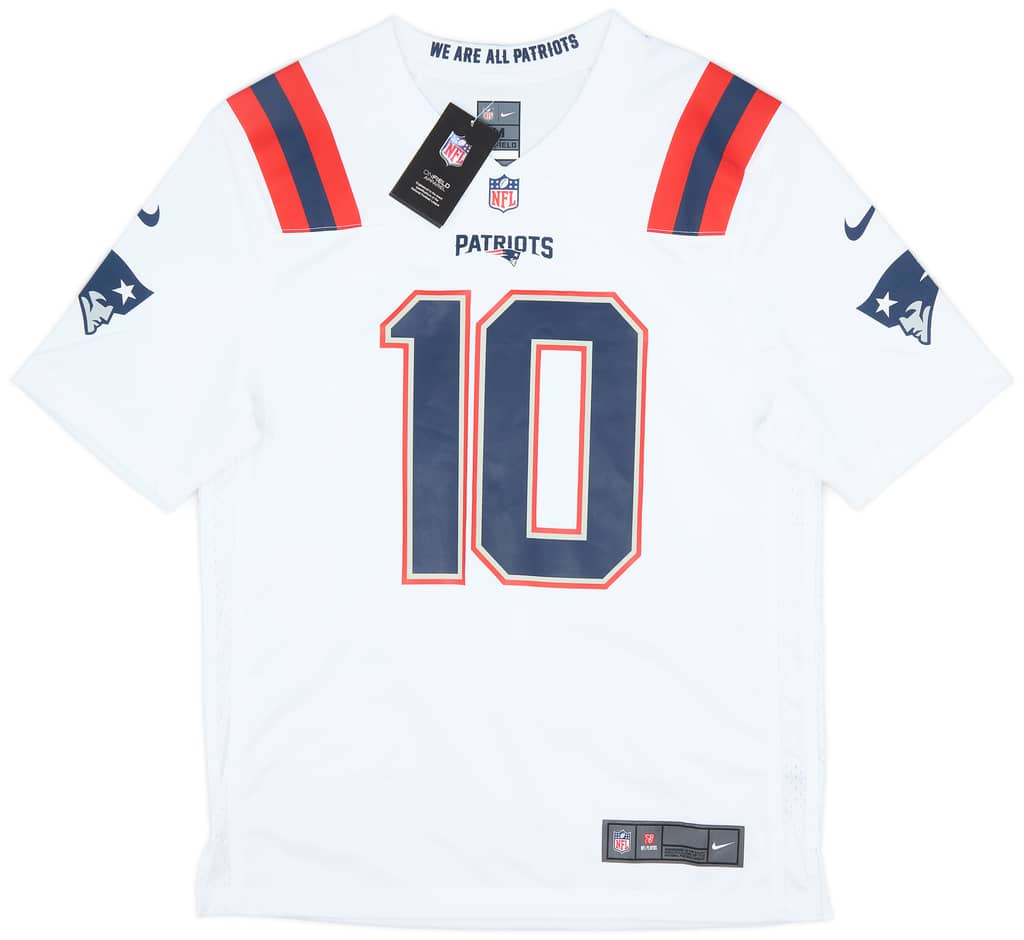 2021-23 New England Patriots Jones #10 Nike Game Away Jersey (M)