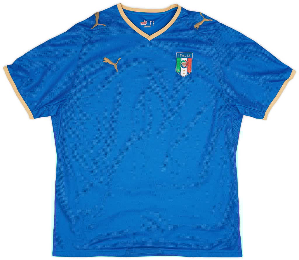 2007-08 Italy Home Shirt - 6/10 - (XL)