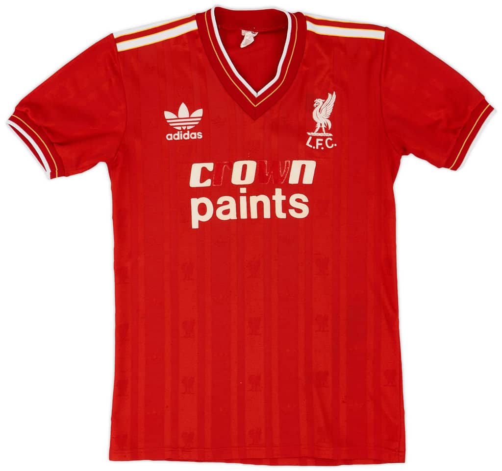 1985-87 Liverpool Home Shirt - 4/10 - (Y)