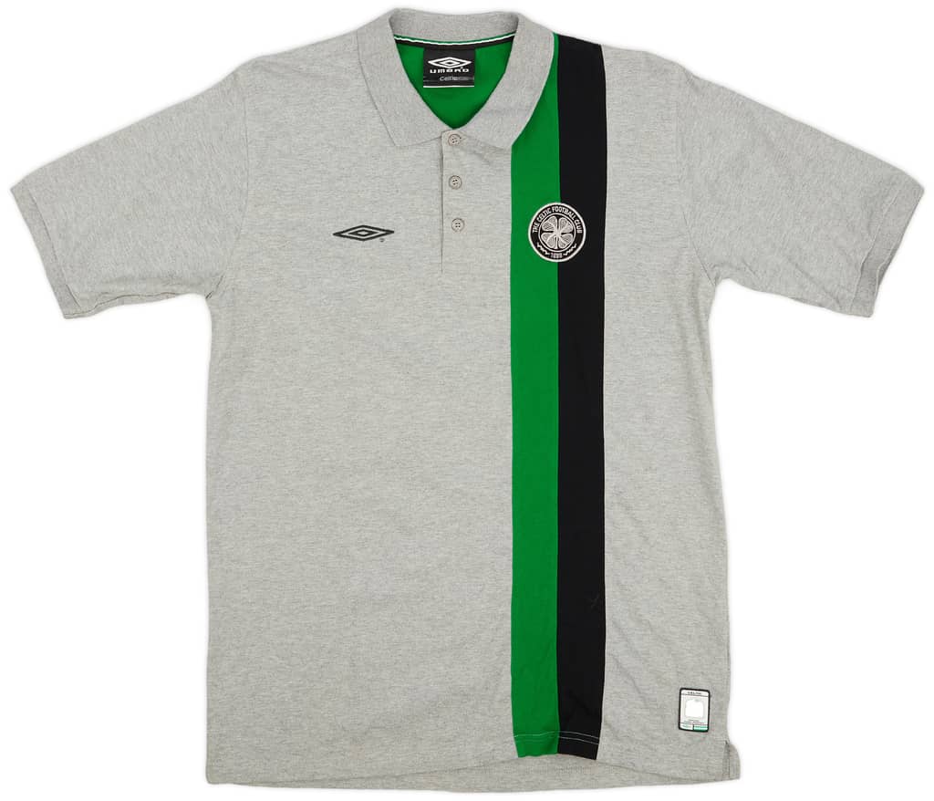 2003-04 Celtic Umbro Cotton Polo Shirt - 9/10 - (L)