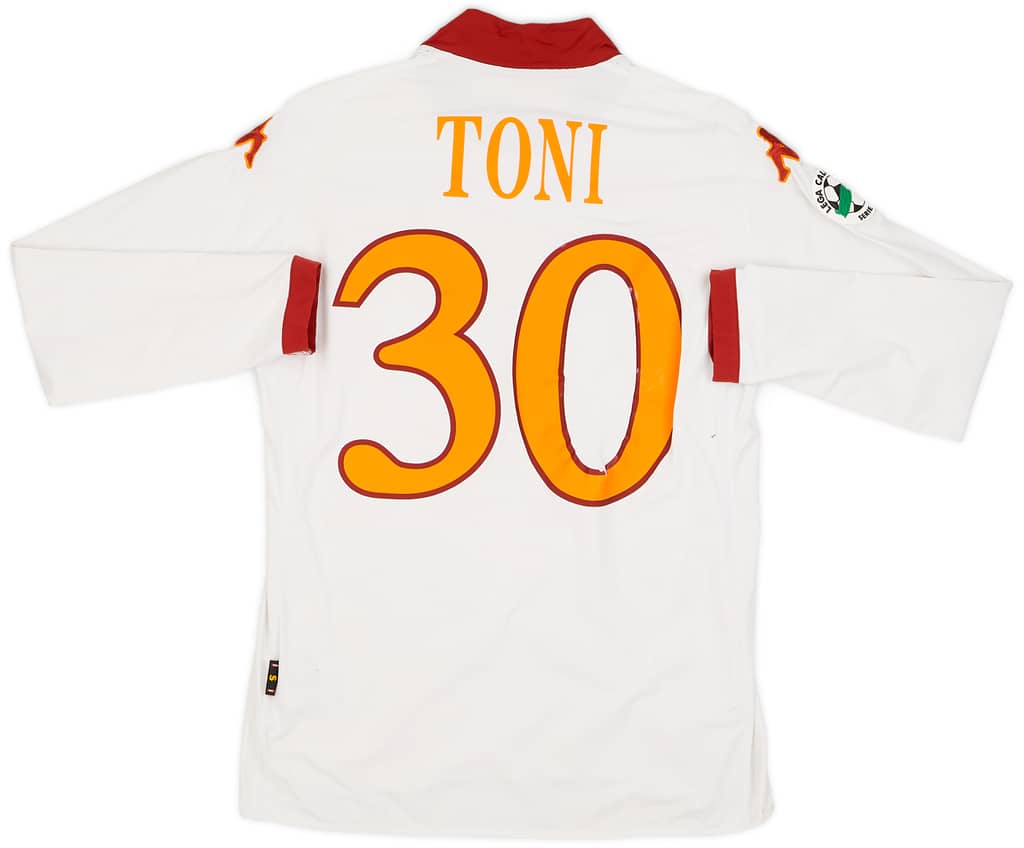 2009-10 Roma Away L/S Shirt Toni #30 - 5/10 - (S)