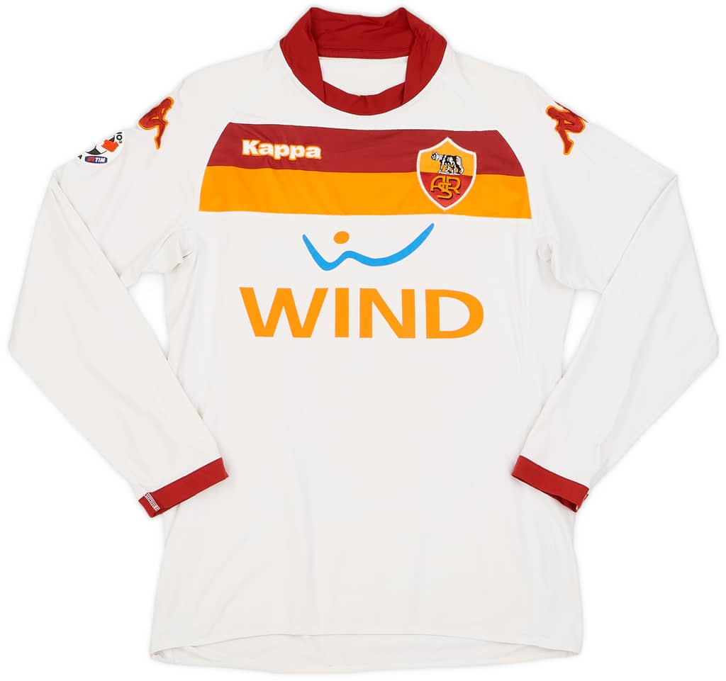 2009-10 Roma Away L/S Shirt Toni #30 - 5/10 - (S)