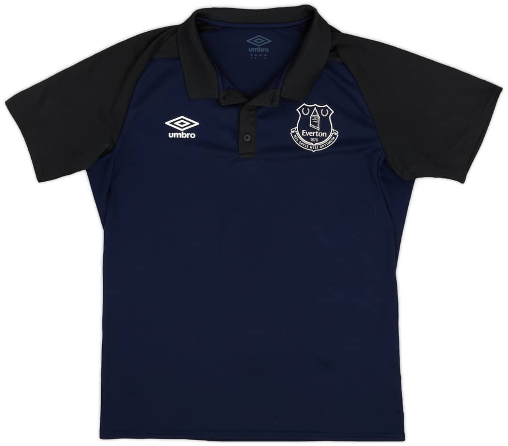2018-19 Everton Umbro Polo Shirt - 9/10 - (M)