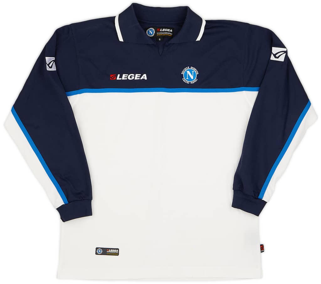 2003-04 Napoli Legea L/S Polo Shirt - 9/10 - (S)