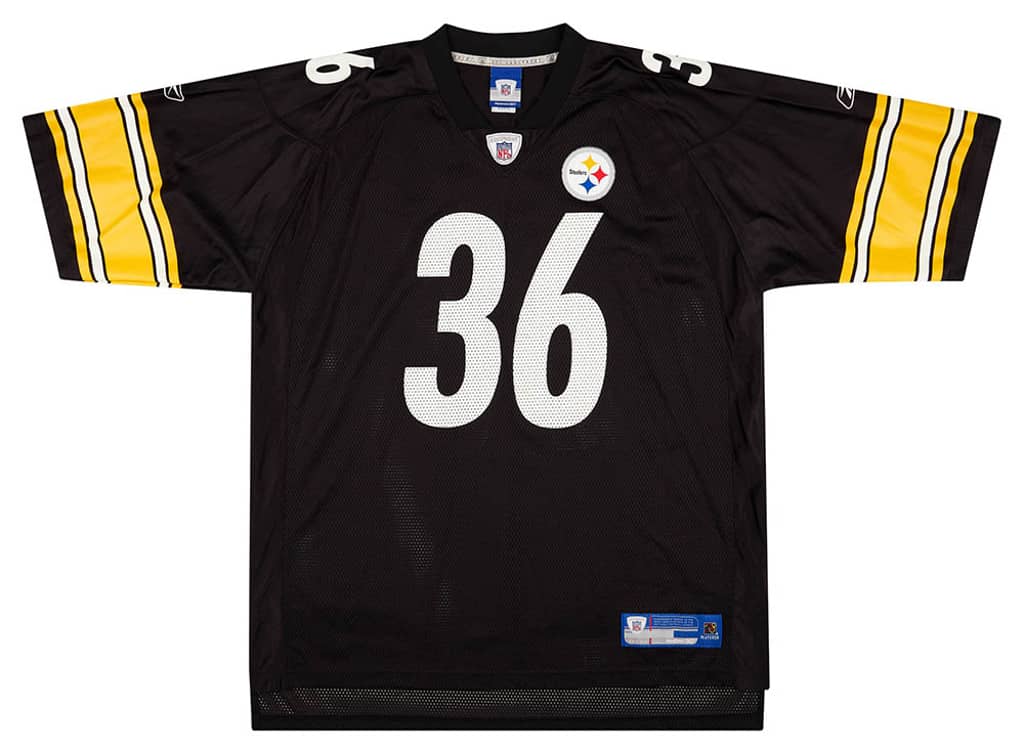 2005 Pittsburgh Steelers Bettis #36 Reebok On Field Home Jersey (Excellent) XL