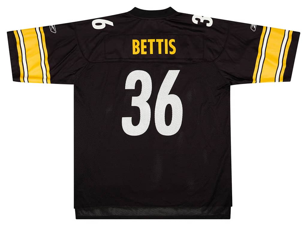 2005 Pittsburgh Steelers Bettis #36 Reebok On Field Home Jersey (Excellent) XL