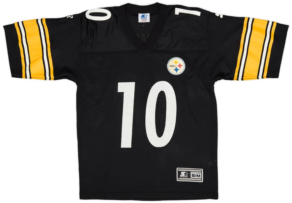1995-96 Pittsburgh Steelers Stewart #10 Starter Home Jersey (Very Good) S/M.Kids