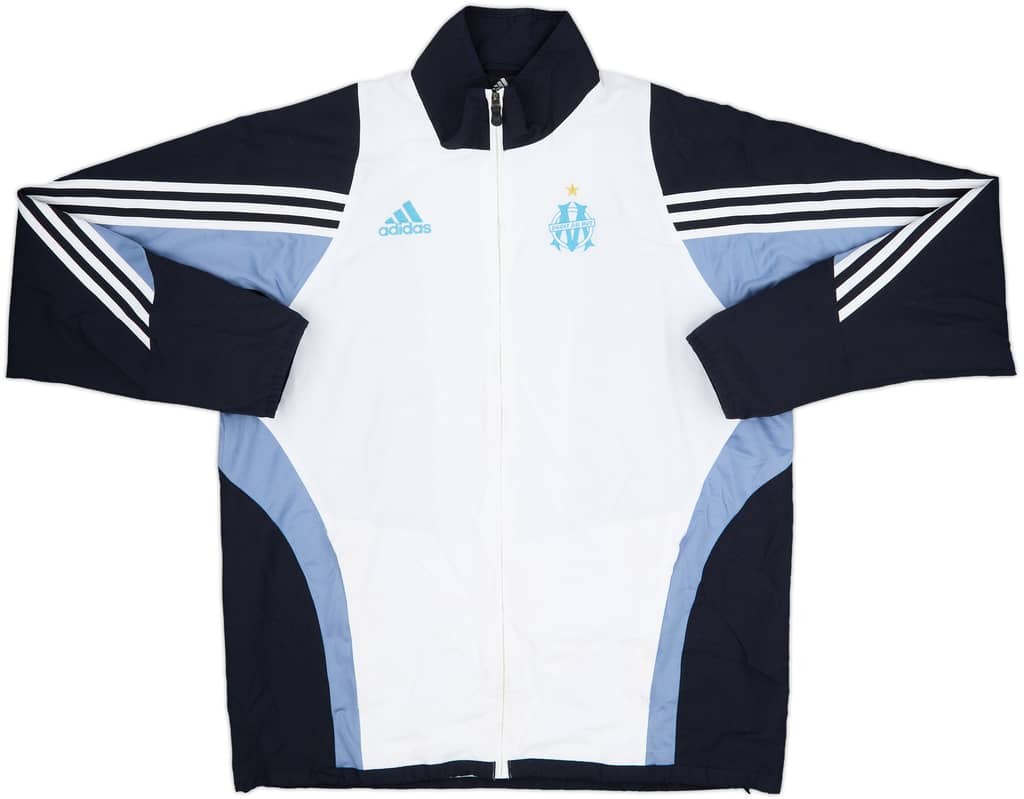 2003-04 Olympique Marseille adidas Track Jacket - 8/10 - (L)