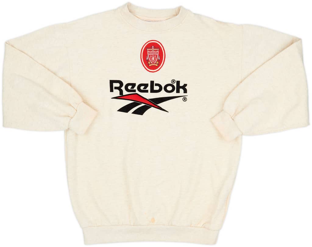 1998-00 Liverpool Reebok Sweat Top - 8/10 - (S)