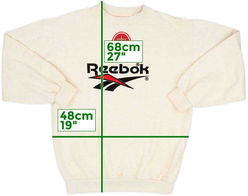 1998-00 Liverpool Reebok Sweat Top - 8/10 - (S)