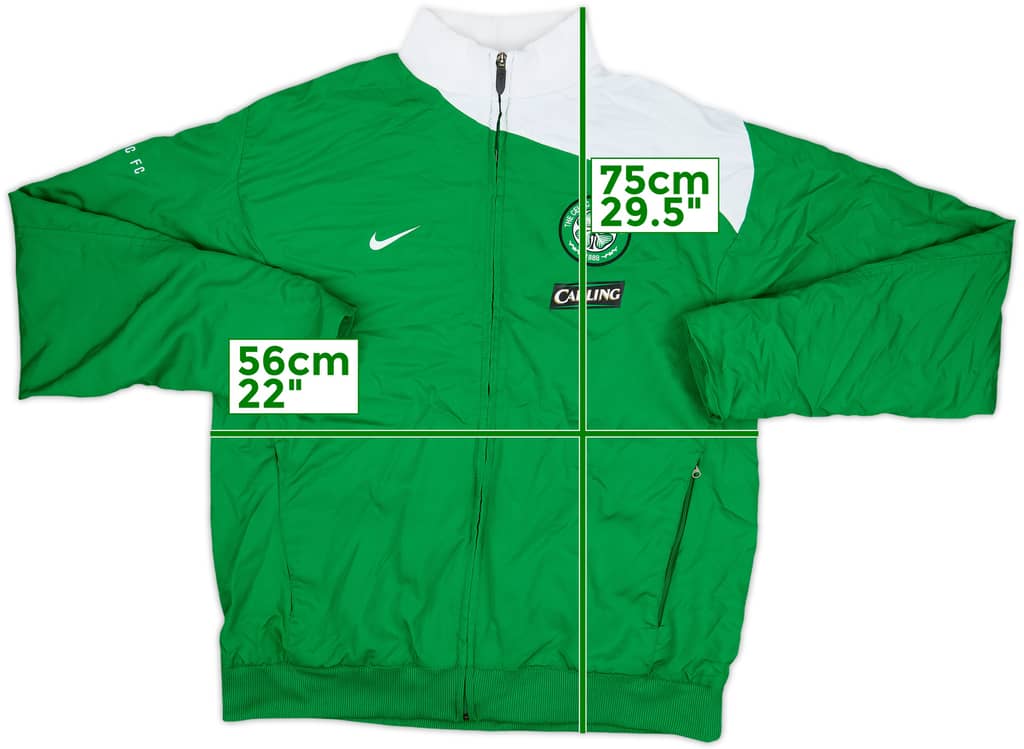 2008-09 Celtic Nike Track Jacket - 8/10 - (L)