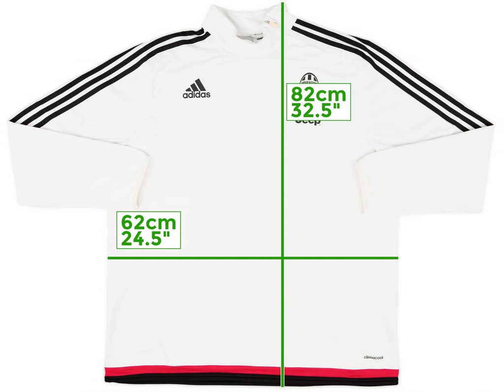 2015-16 Juventus adidas 1/4 Zip Drill Top - 6/10 - (XL)