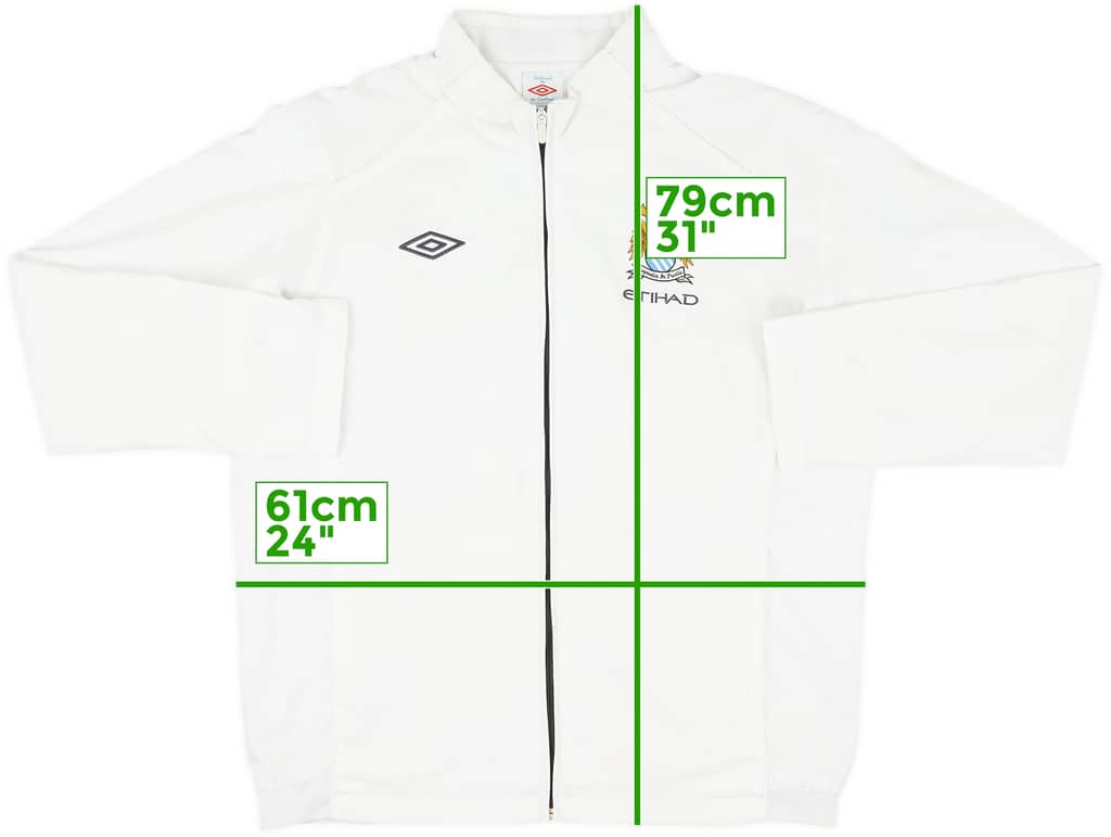 2010-11 Manchester City Umbro Track Jacket - 8/10 - (XL)