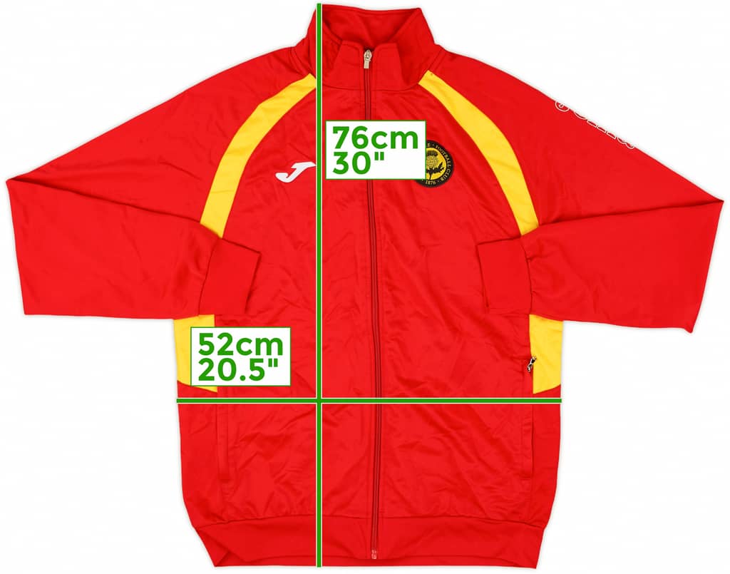 2018-19 Partick Thistle Joma Track Jacket - 9/10 - (M)