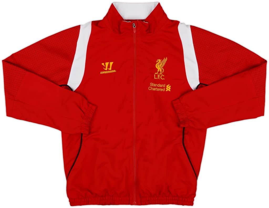 2012-13 Liverpool Warrior Track Jacket - 8/10 - (XL.Boys)