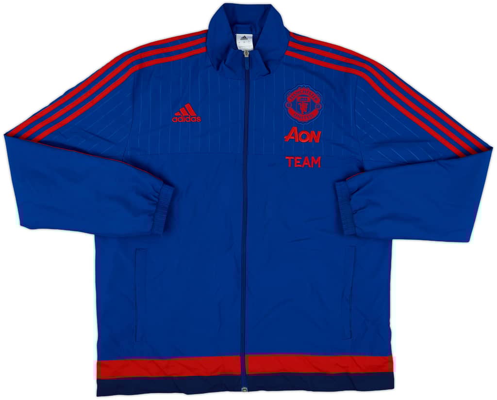2015-16 Manchester United adidas Track Jacket - 10/10 - (L)