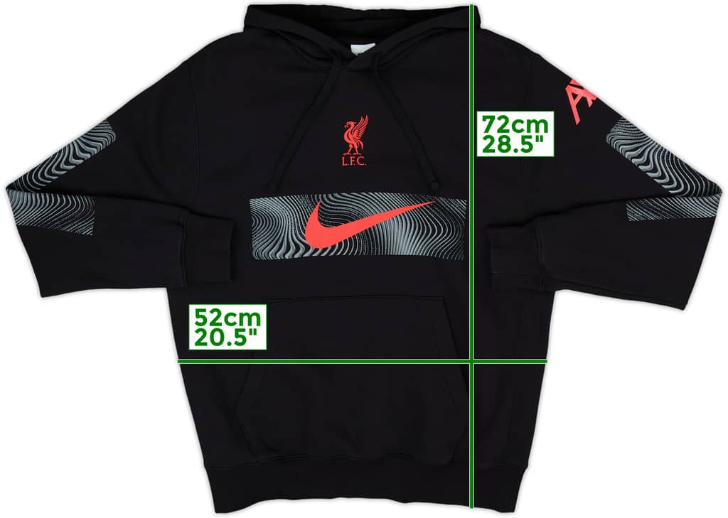 2022-23 Liverpool Nike Hooded Sweat Top - 9/10 - (M)