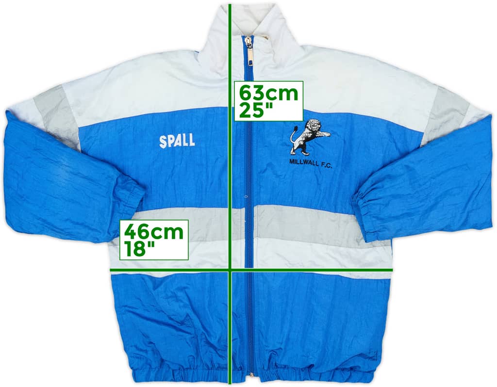 1990-92 Millwall Spall Track Jacket - 8/10 - (M.Boys)