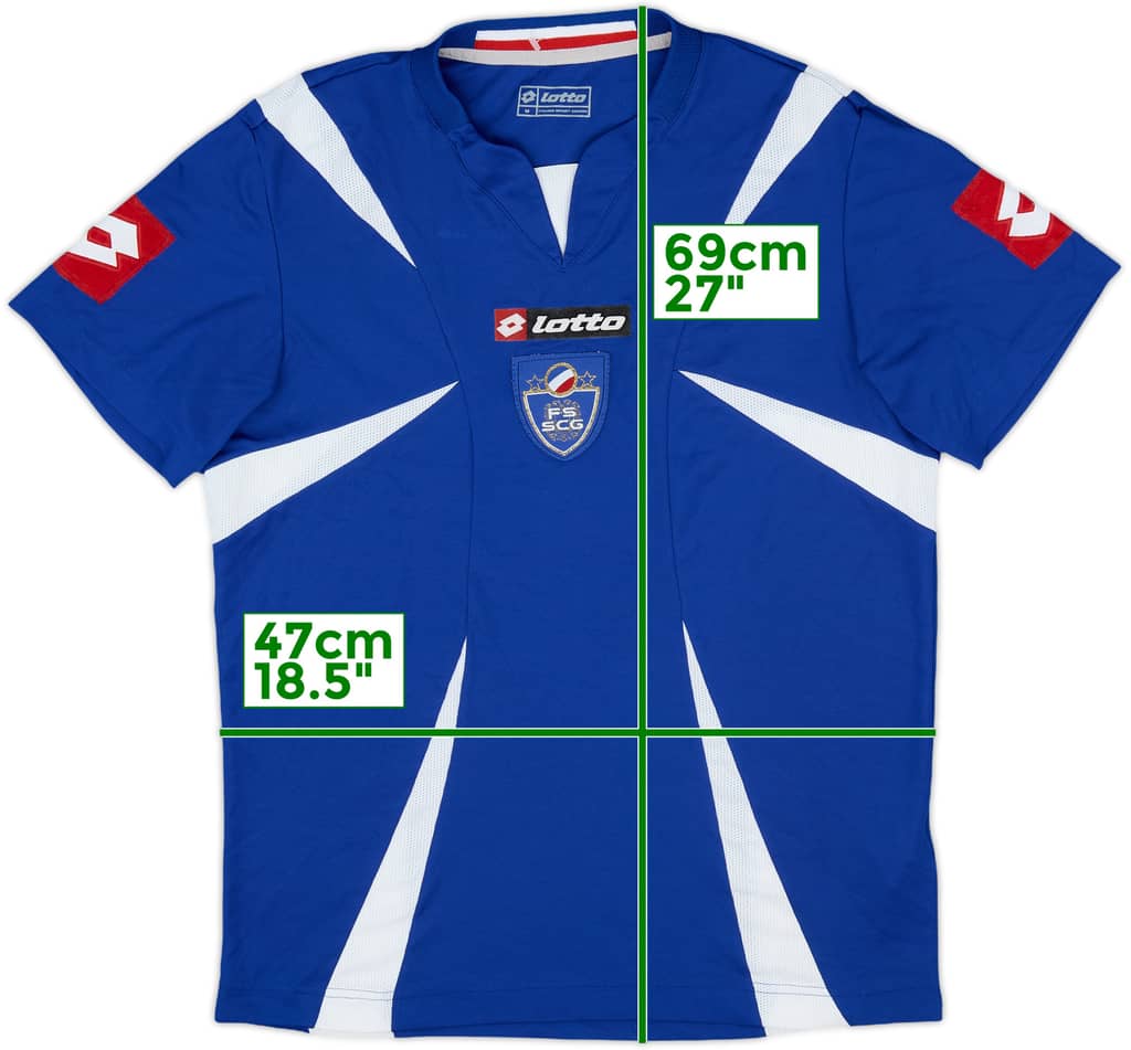 2006-08 Serbia and Montenegro Home Shirt - 9/10 - (M)