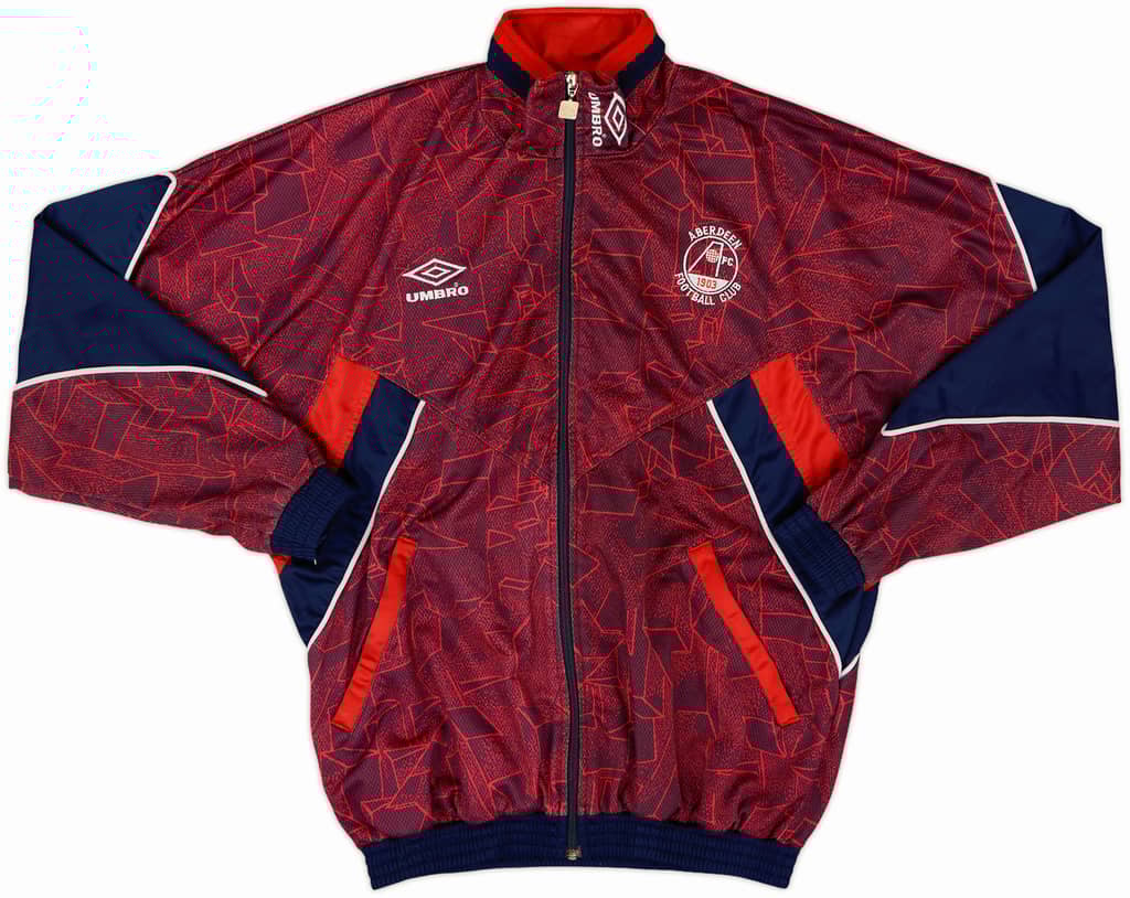 1992-93 Aberdeen Umbro Track Jacket - 8/10 - (S)