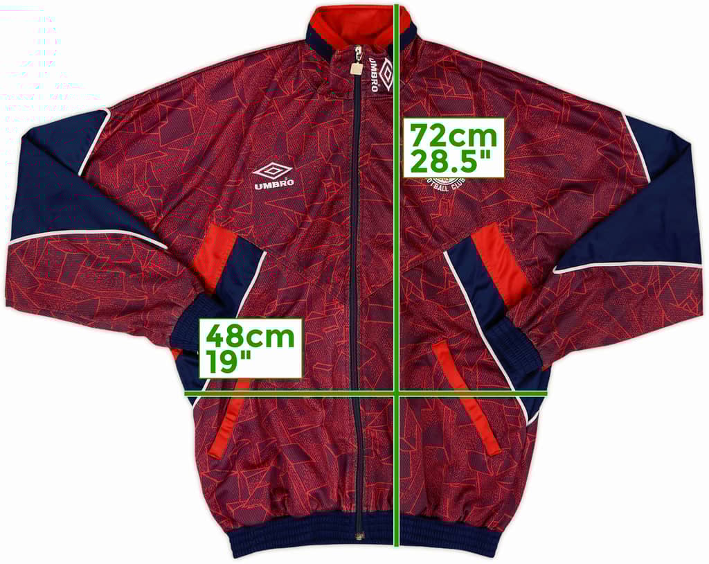 1992-93 Aberdeen Umbro Track Jacket - 8/10 - (S)