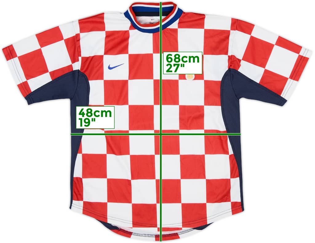2000-02 Croatia Home Shirt - 8/10 - (S)